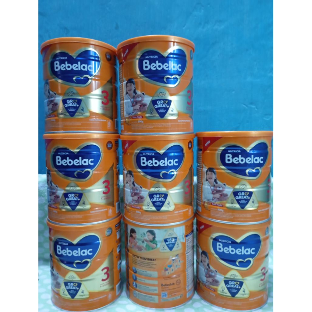 Kaleng kosong bekas susu Bebelac 800 gram tidak berkarat