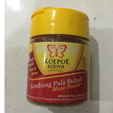 

Kembang Pala Bubuk 25gr Koepoe Koepoe Mace Powder Kupu kupu