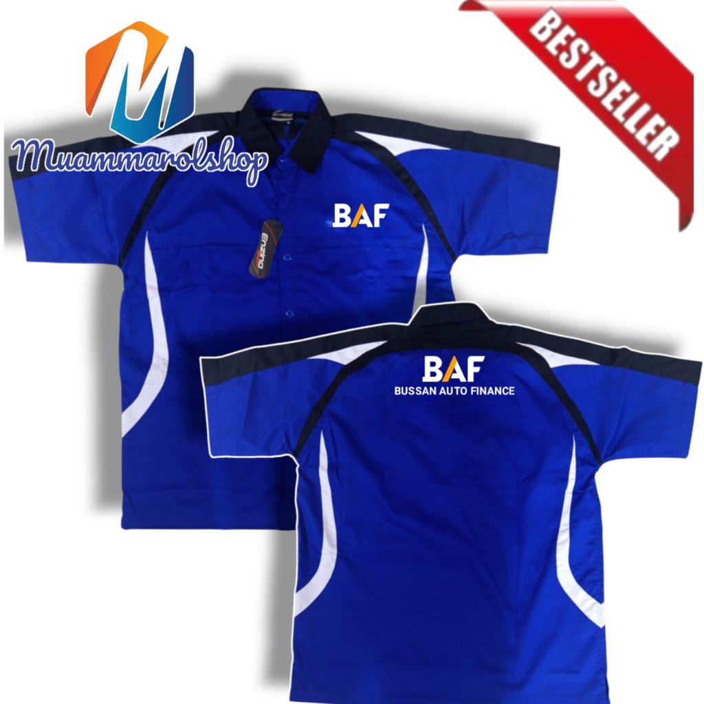 kemeja baf bussan auto finance kemeja seragam BAF