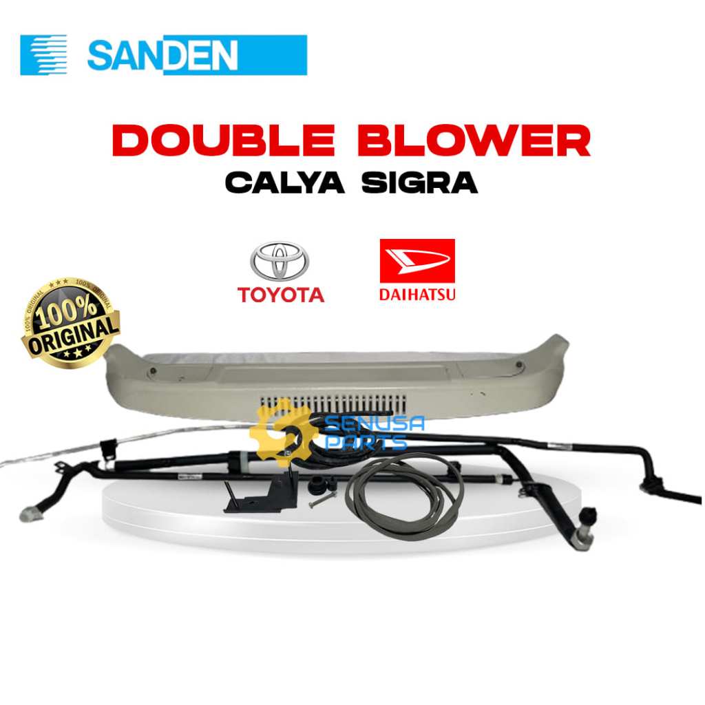 UNIT AC MOBIL DOUBLE BLOWER CALYA SIGRA / PASANG BARU DOUBLE BLOWER 1 SET ASLI ORIGINAL SANDEN