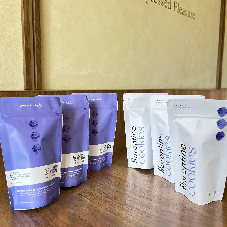 

Florentine Cookies in Pouch Pomme Artisan Bakeshop & Juice