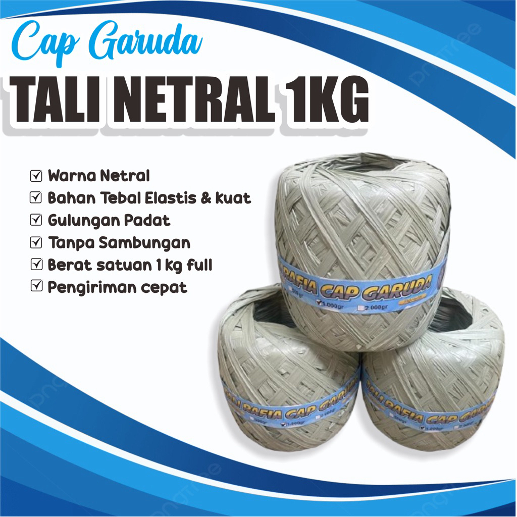 

Tali Rafia Netral 1 kg full original | cap garuda