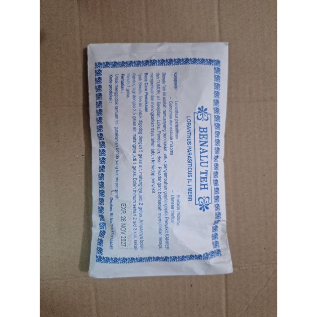 

Jamu godok Benalu teh cap Lonceng