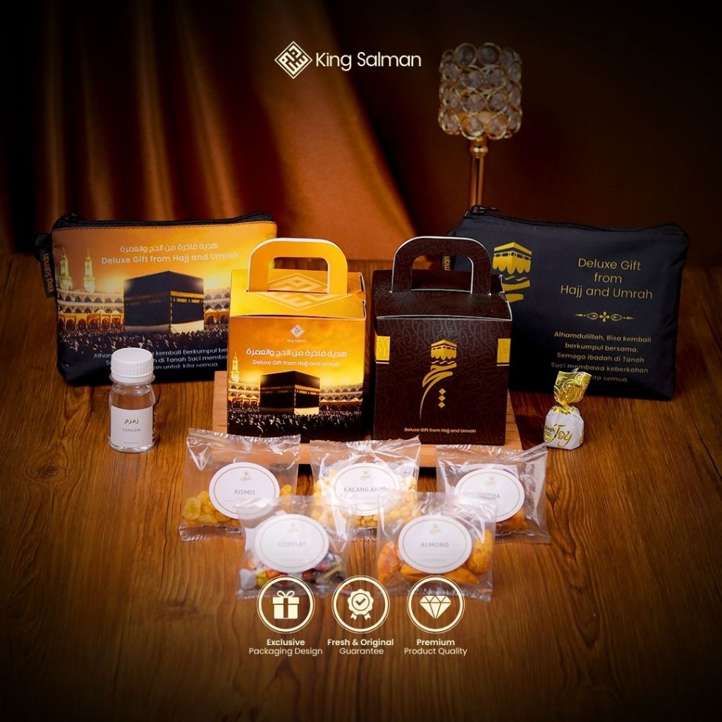 

King Salman - Oleh Oleh Haji & Umroh SHAFA 1 Pcs & MARWAH 1 Pcs - Paket Sample