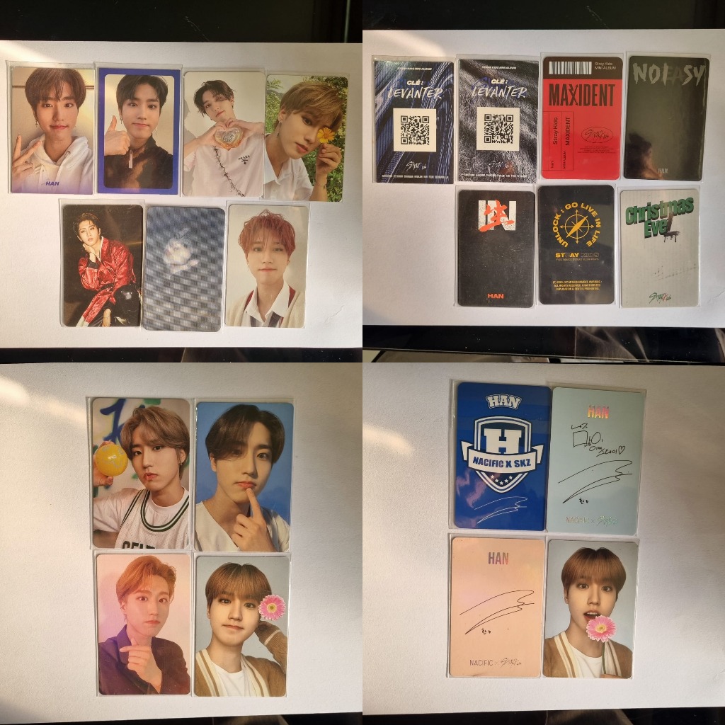 PHOTOCARD HAN JISUNG STRAY KIDS ALBUM NACIFIC POB