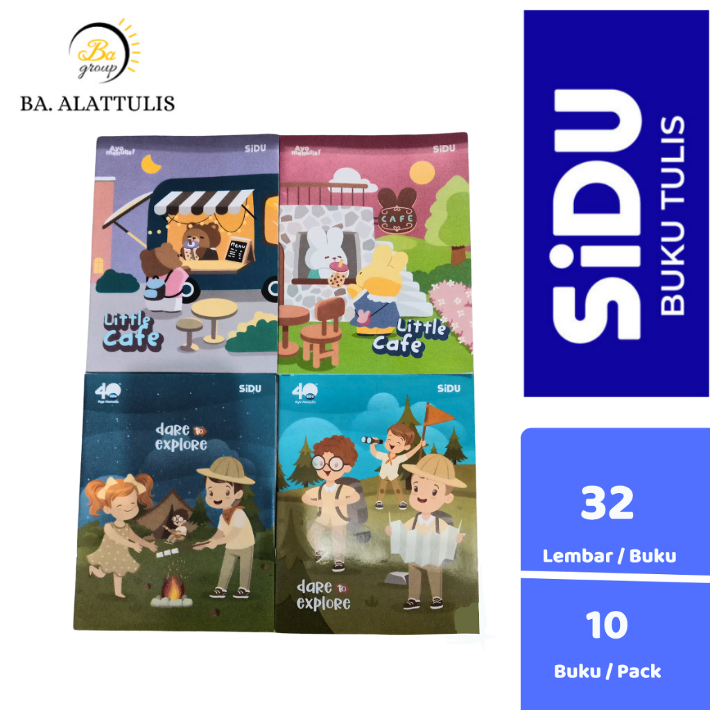

(ECER) BUKU TULIS KWARTO SiDU 32 LEMBAR
