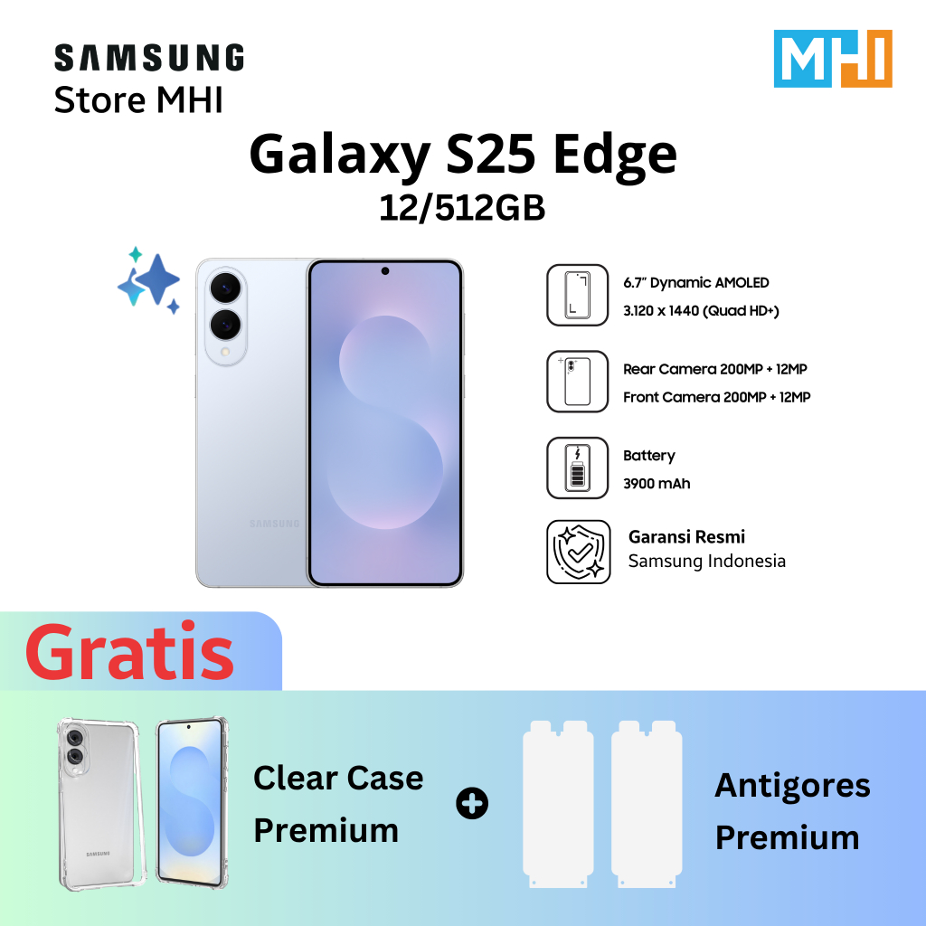 Samsung Galaxy S25 Series S25 FE S25 Edge S25 Ultra S25 Plus S25 Basic  Smart AI, Original, Garansi 