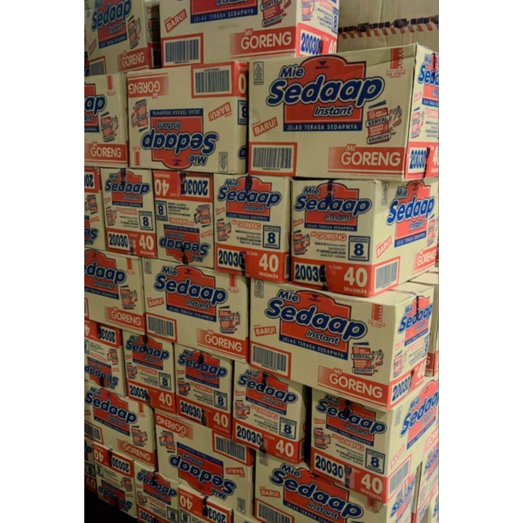 

Sedaap goreng 1 Karton Isi40Pcs