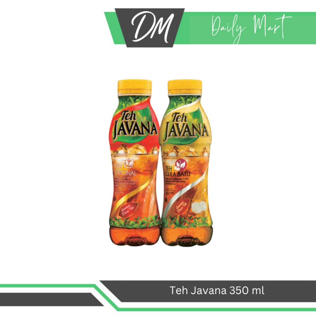 

Teh Javana 350ml Original/Gula Batu - Minuman Teh Kemasan Menyegarkan Enak dan Murah