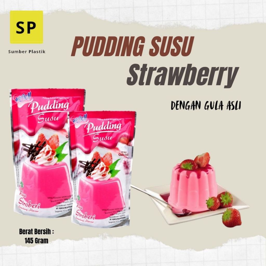 

NUTRIJEL PUDDING SUSU STRAWBERRY