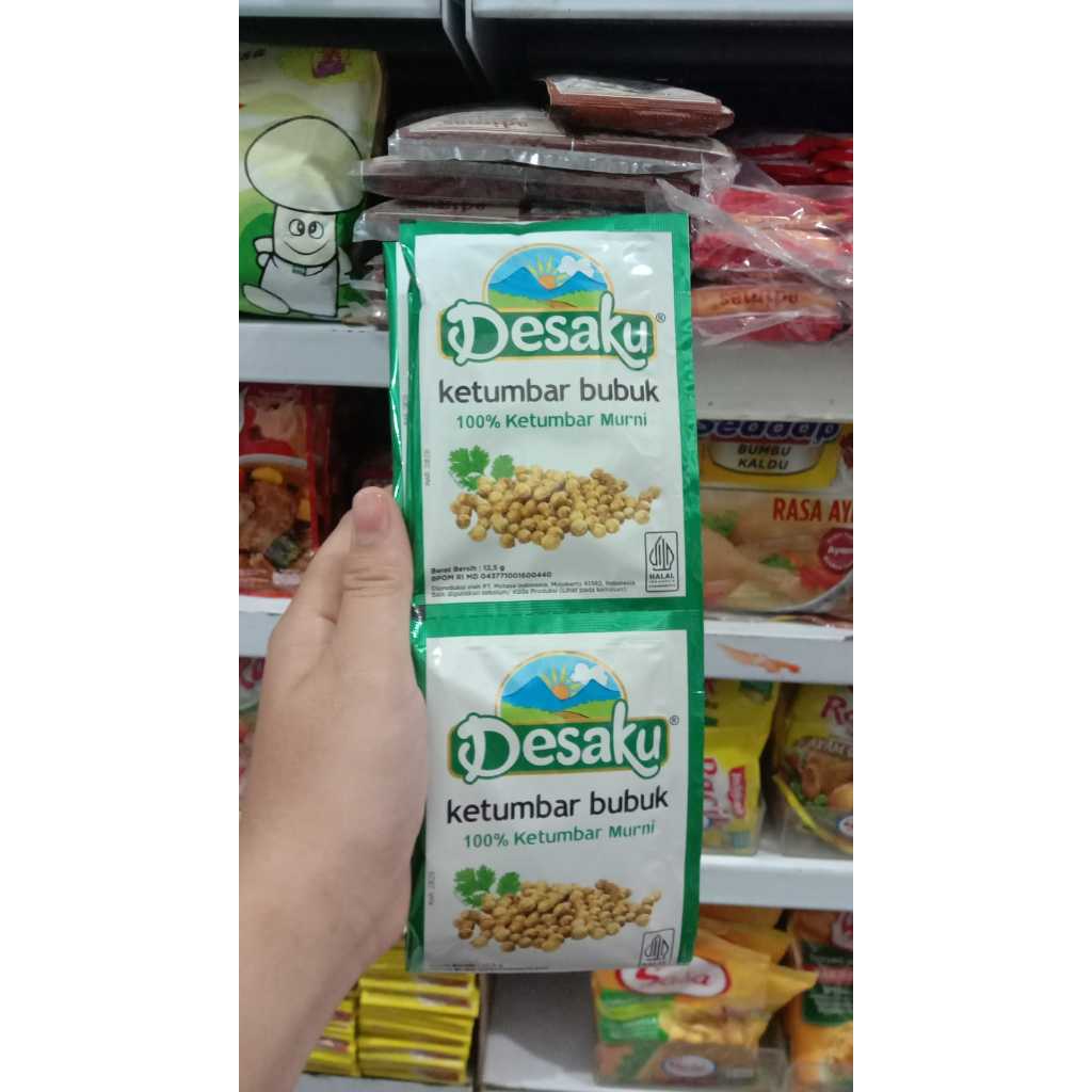 

Desaku Ketumbar Bubuk 15g 1 Renteng Isi 12 Sachet