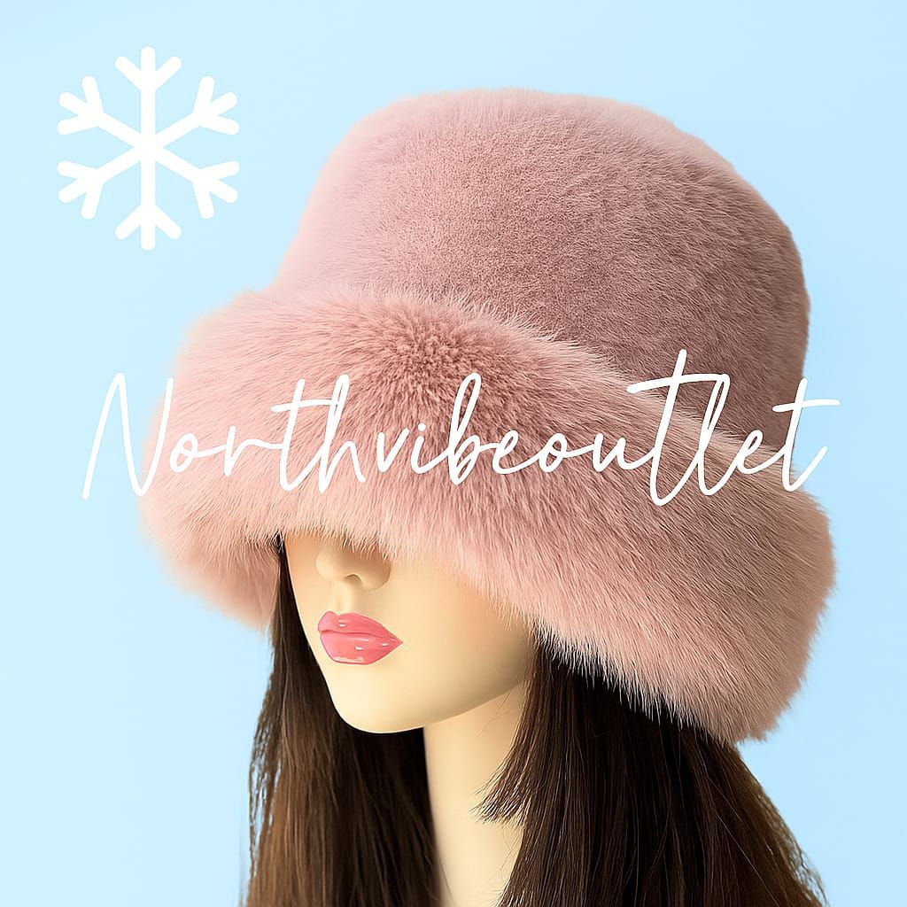 Northvibe Topi Kupluk Bulu Hangat Hat Wool Knitted Fur Faux Winter Women Import