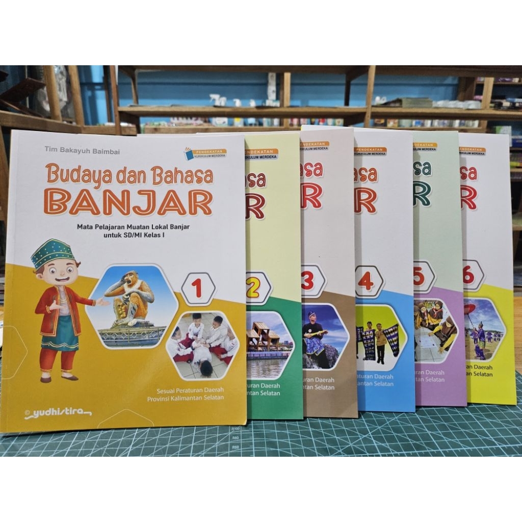 Buku Budaya dan Bahasa Banjar SD Kelas 1 2 3 4 5 6 Kurikulum Merdeka Yudhistira