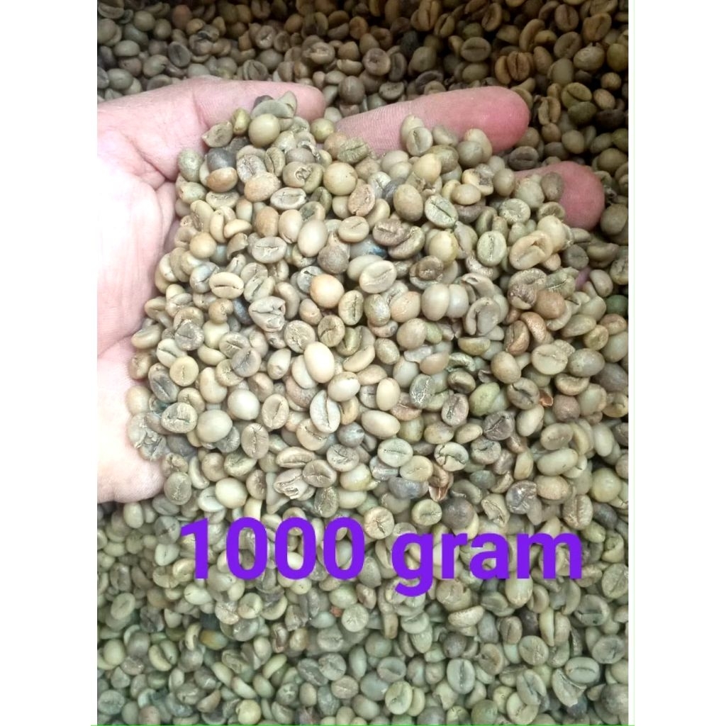 

kopi Jawa green biji kecil 1 kilo