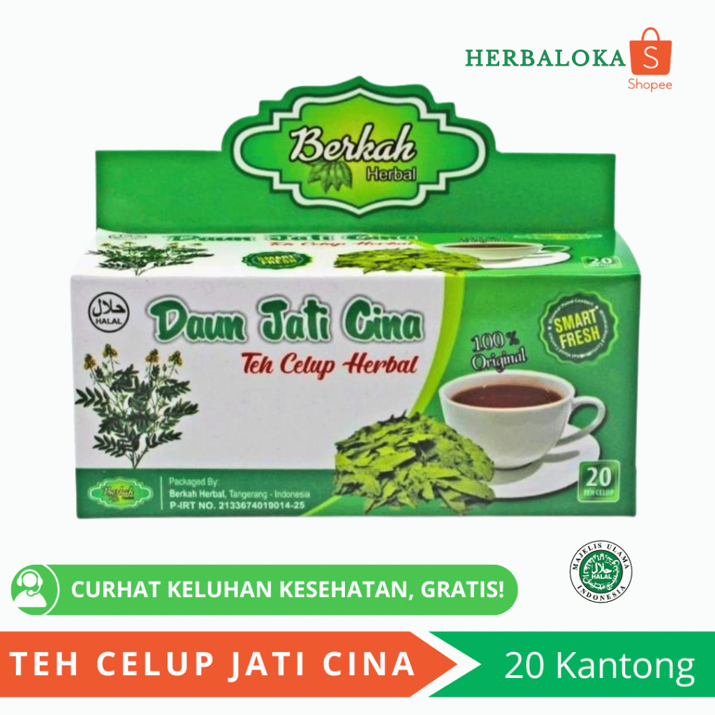

Teh CELUP Jati Cina BERKAH HERBAL TEH PELANGSING