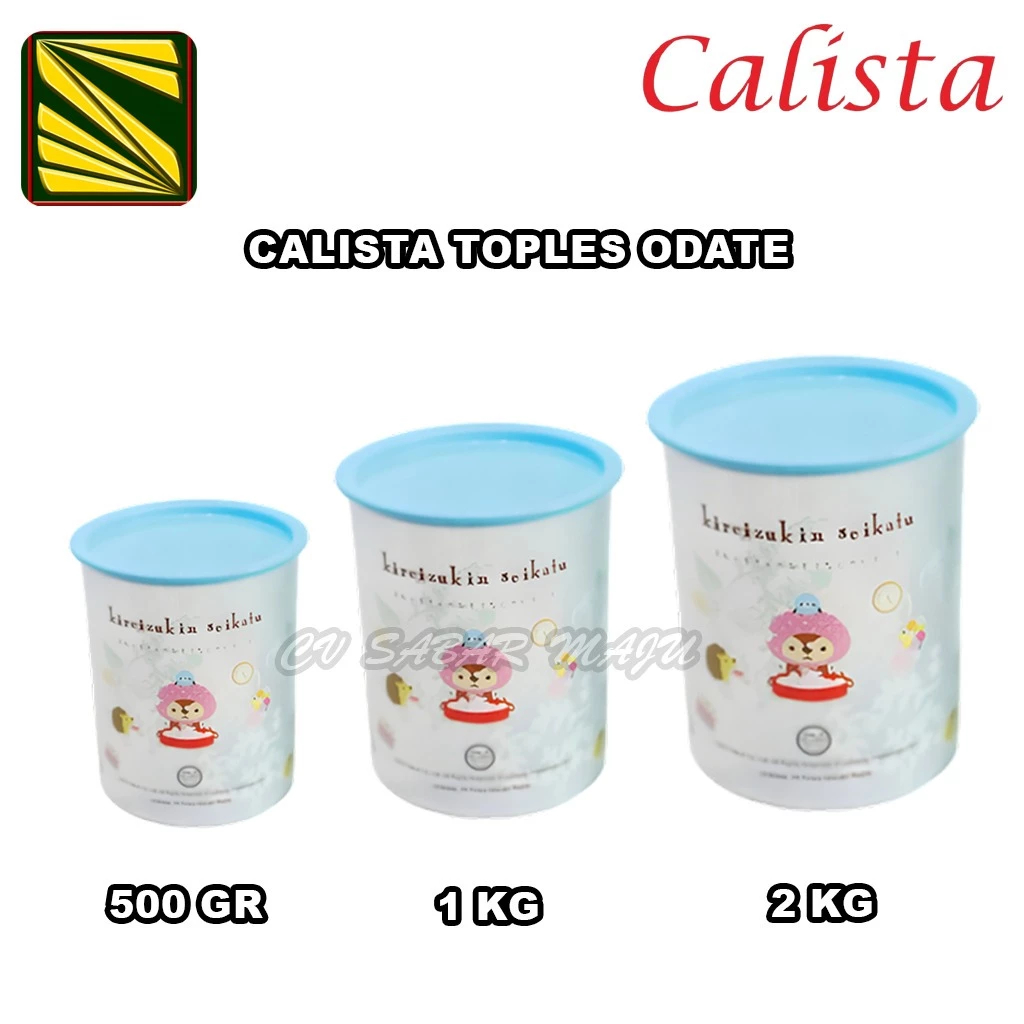 Calista Odate Clip Toples Plastik Kapasitas 0.5 Kg, 1 Kg, 2 Kg