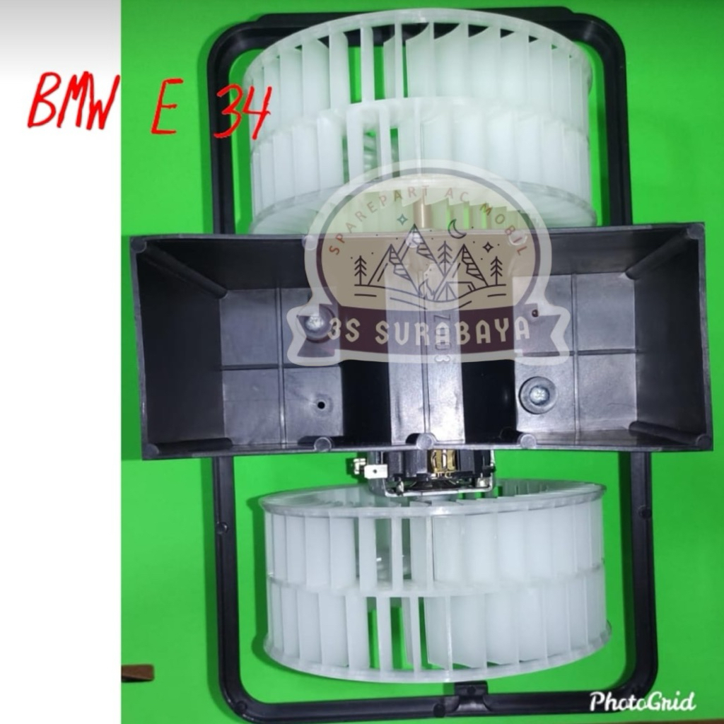 Motor Blower Bmw E34 E 34 Ac mobil Lengkap (Baru/New)