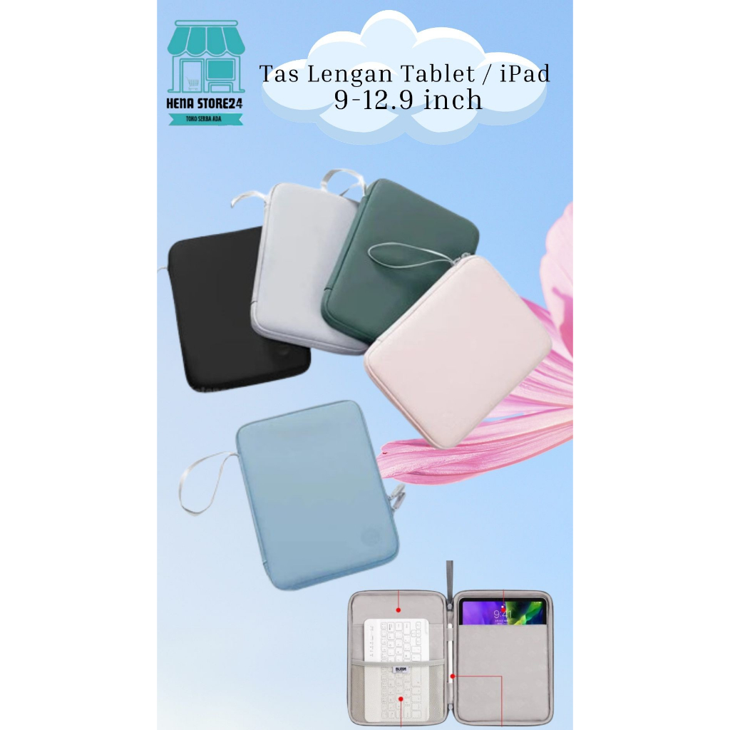 Tas Lengan tas tablet 11 inch 11 inci tas ipad untuk Samsung Xiaomi case redmi pad se Sarung Tas Len