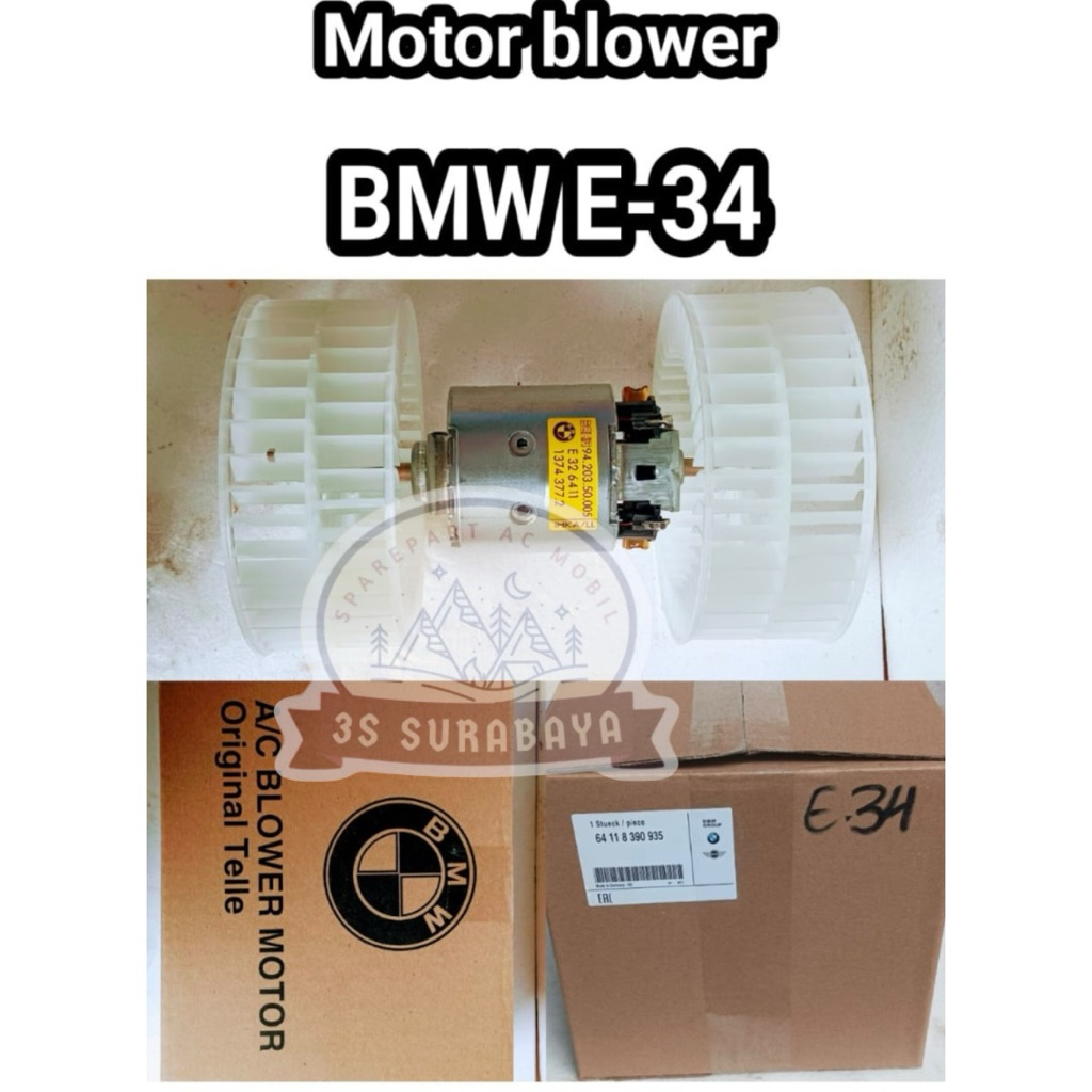 Motor Blower BMW E34 E 34 Lengkap Ac mobil (Baru/New)