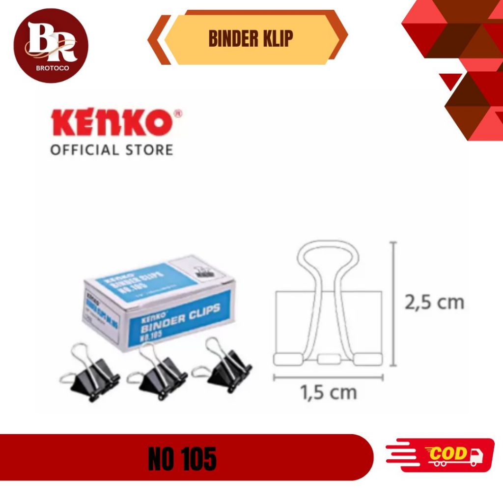 

[BROTOCO] Kenko Binder Clip 105