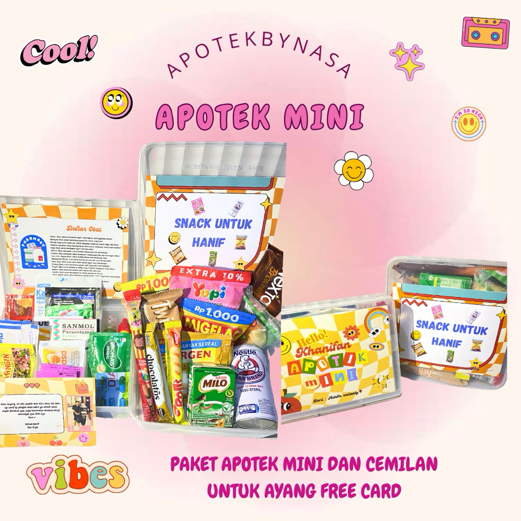 

PAKET COMBO APOTEK MINI DAN CEMILAN UNTUK AYANG