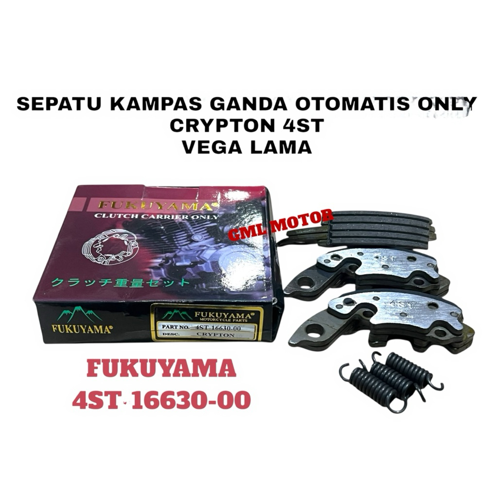 SEPATU KAMPAS GANDA KLOS OTOMATIS KOPLING ONLY PLUS PER CRYPTON VEGA LAMA MEREK FUKUYAMA HIGH KUALIT