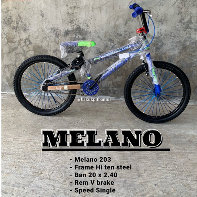( Khusus Cargo ) Sepeda Anak Cowok BMX ring 20 Melano | Sepeda BMX Melano ring 20
