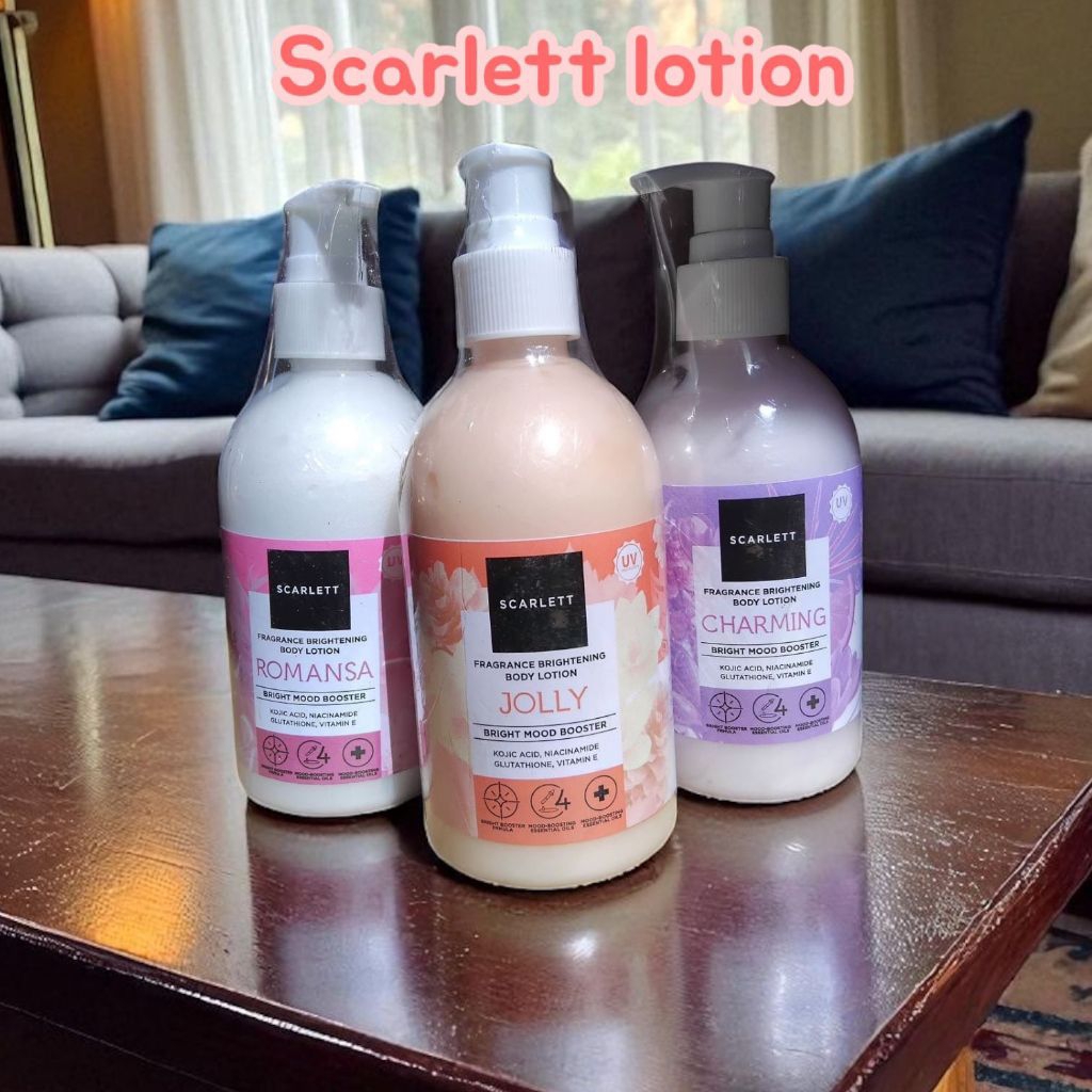 scarlett body lotion repack non segel