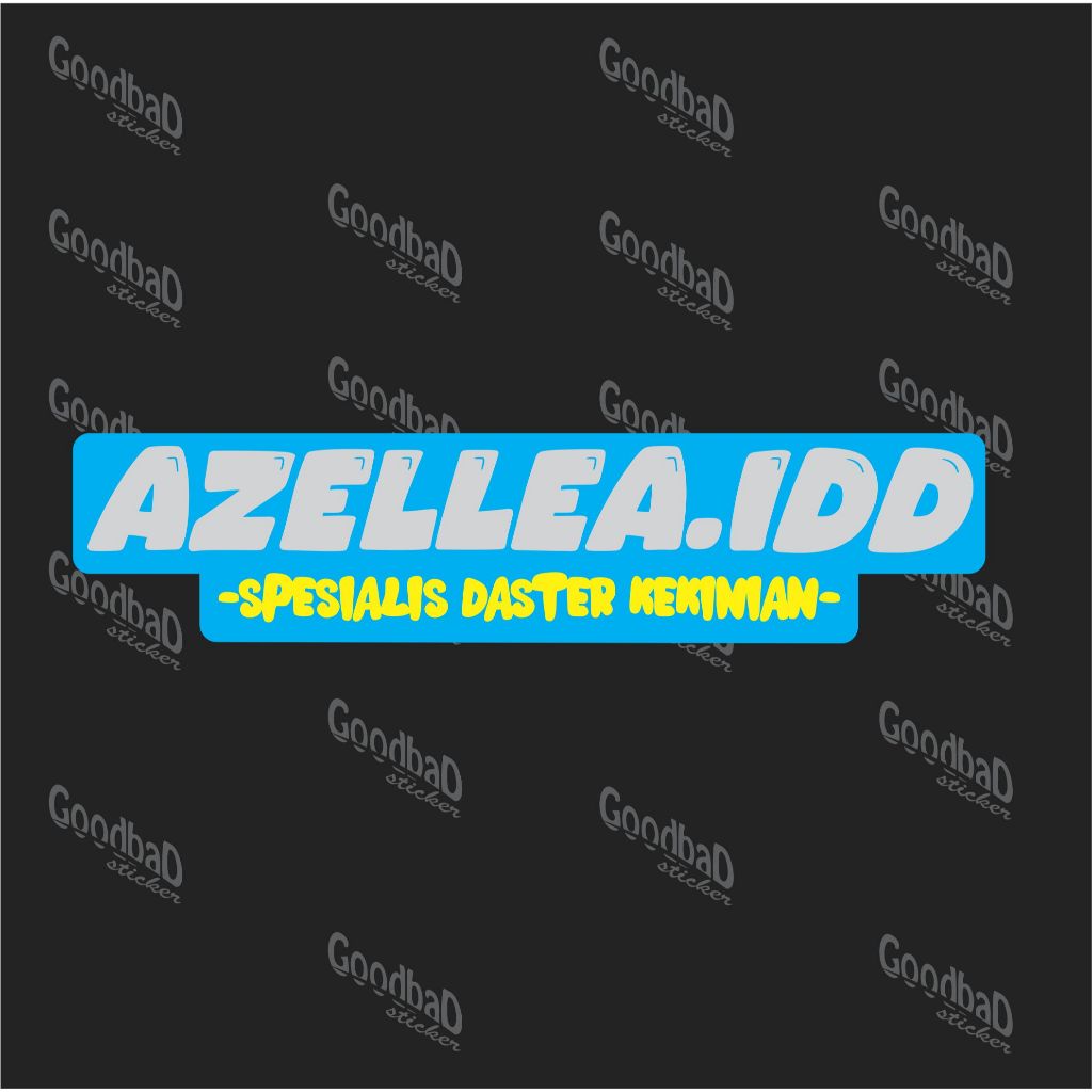 

STICKER CUTTING CUSTOM AZZELEA.IDD