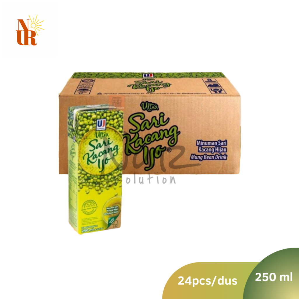 

UltraJaya Sari Kacang Ijo 250 ml Isi 24 pcs (Karton)