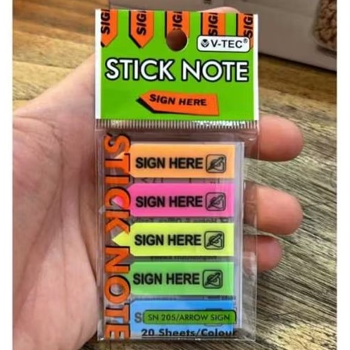 

STICK NOTE | SIGN HERE | ARROW SIGN SN 205 V-TEC®