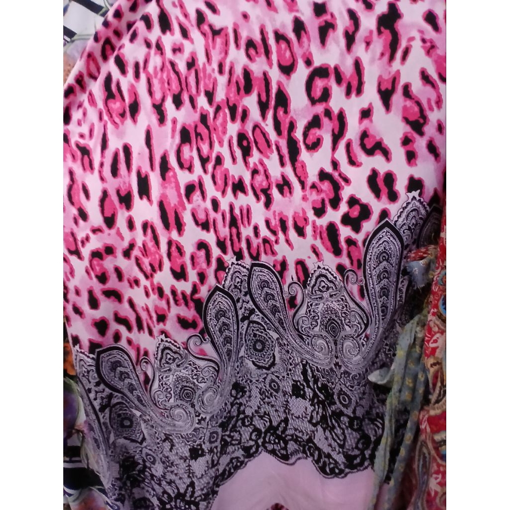 Kain/Bahan moscrepe motif kwalitas premium//Kain moscrepe motif meteran