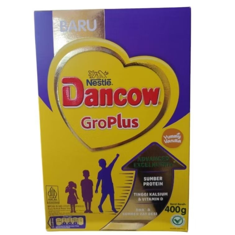 

Dancow GroPlus Yummy Vanilla 400gr