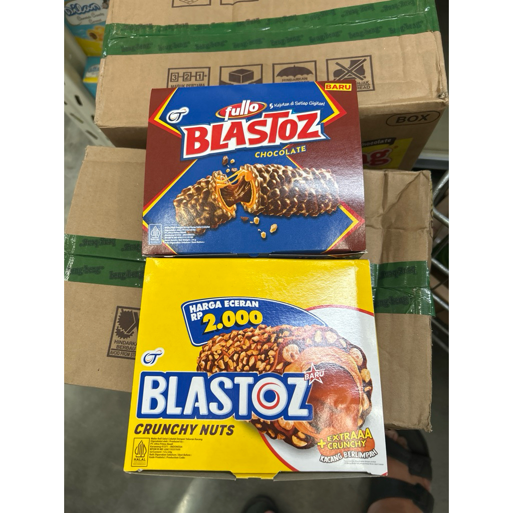 

BLASTOZ 12x24gram Box aneka rasa