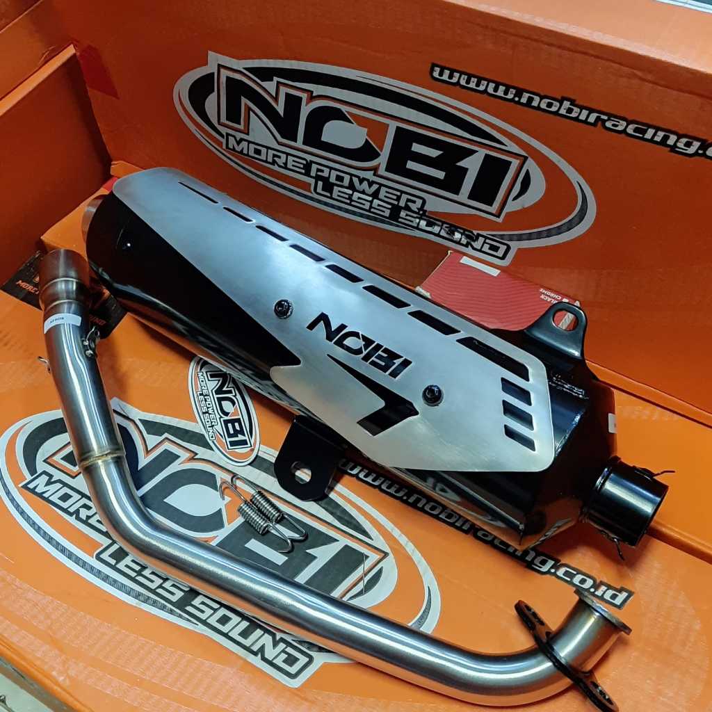 KNALPOT NOB1 BOLD X NMAX PCX ADV AEROX KNALPOT NOBI BOLD X NEW MODEL SUARA ADEM NGEBAS ORIGINAL 100%