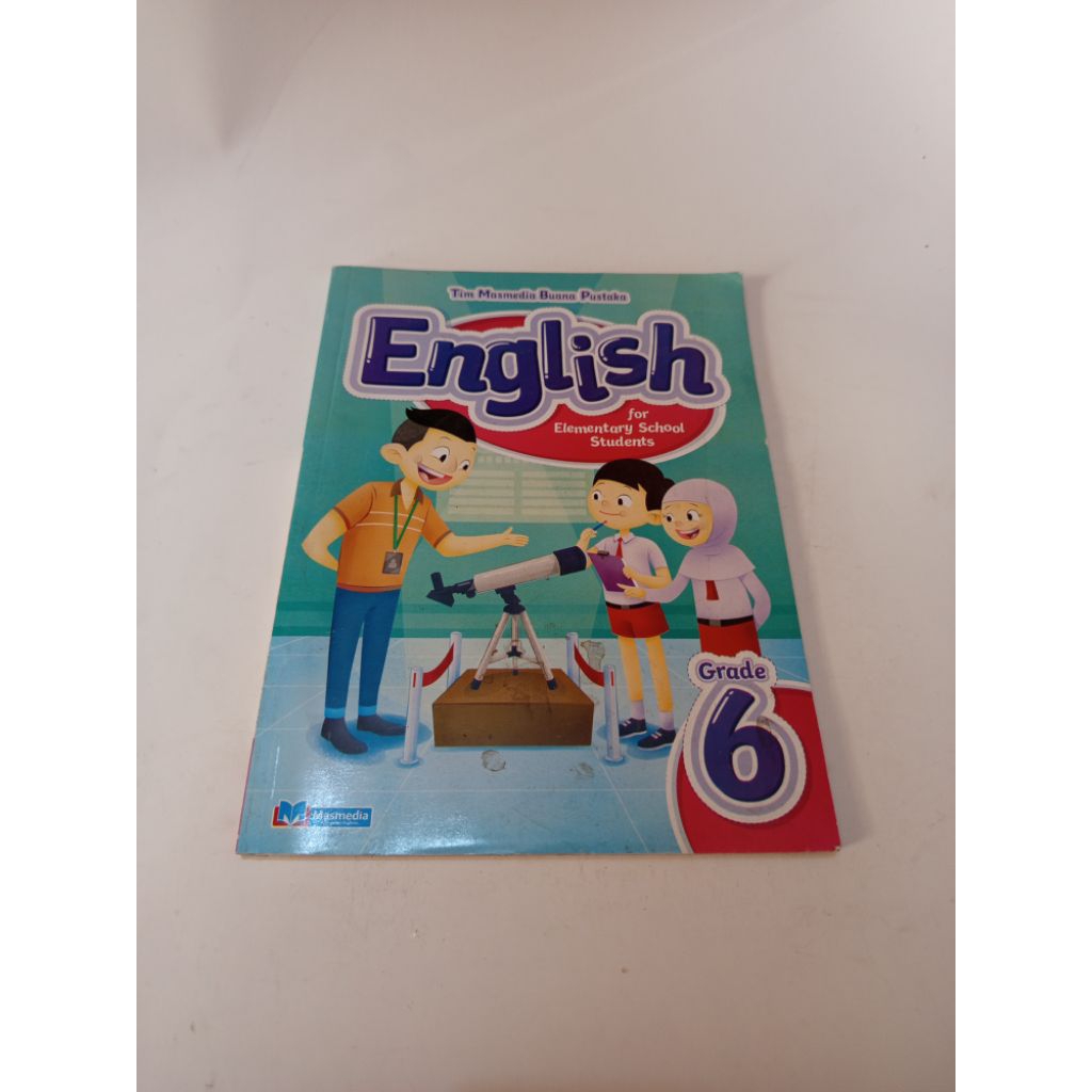 buku original - English for elementary school untuk SD kelas 6  masmedia
