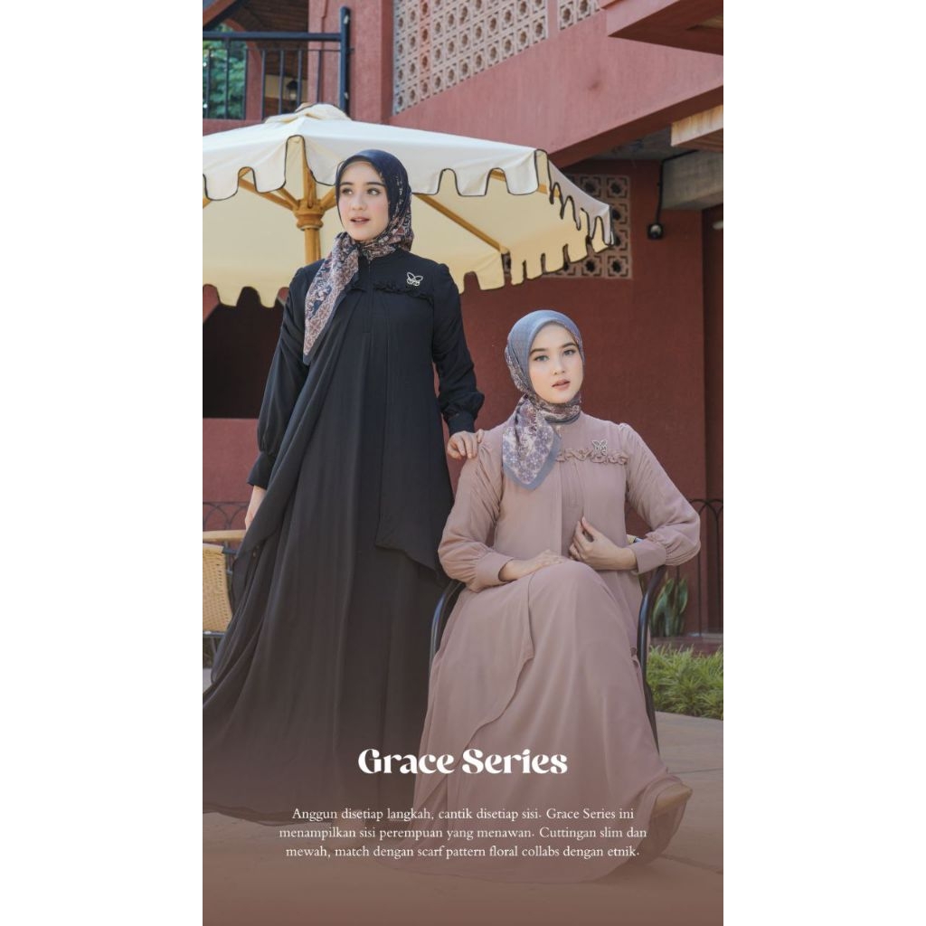 Arabelle Scarf Official/Grace Series/Gamis arabelle polos terbaru 2025