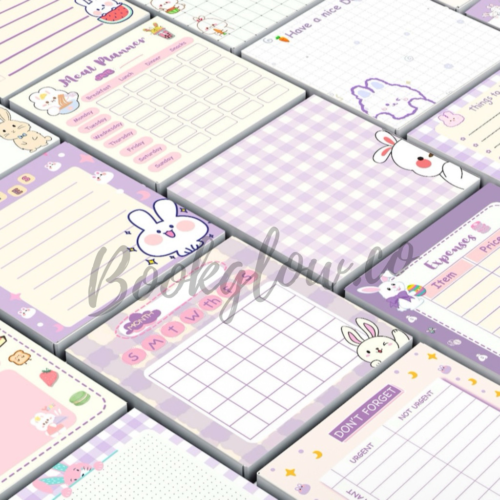 

CUTE MEMO NOTE PAPER NOTEPAD BUNNY LUCU ESTETIK