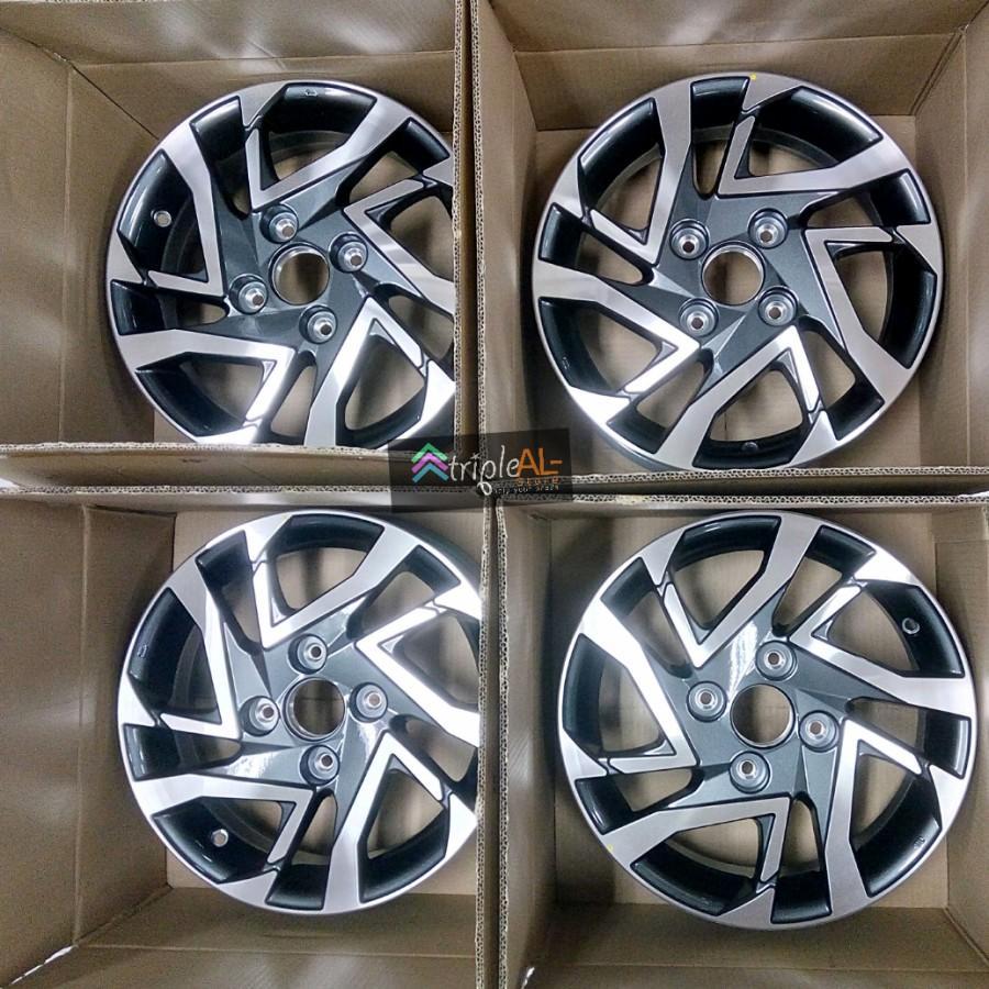 4 pcs-Velg Velek Avanza Veloz 2019 Original Toyota 100%
