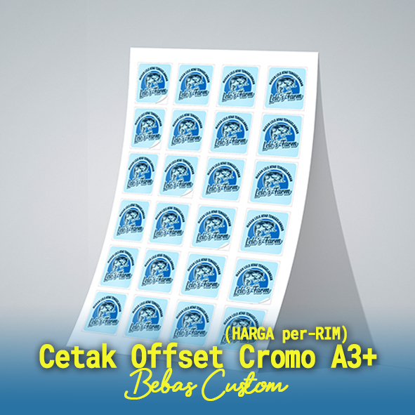 

Cetak Offset Stiker Cromo Ukuran A3, Stiker Cromo Full Color, Cetak Stiker Kromo Desain Suka-Suka, Cetak Offset Stiker Kromo A3 Pekanbaru