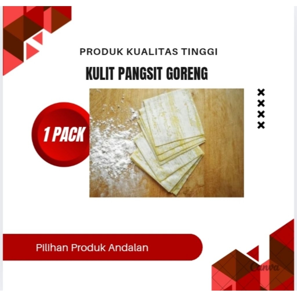 

1 PACK KULIT PANGSIT PERSEGI KECIL, KULIT LUMPIA