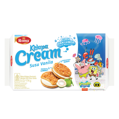 

Roma Biskuit Krim Kelapa 174 g