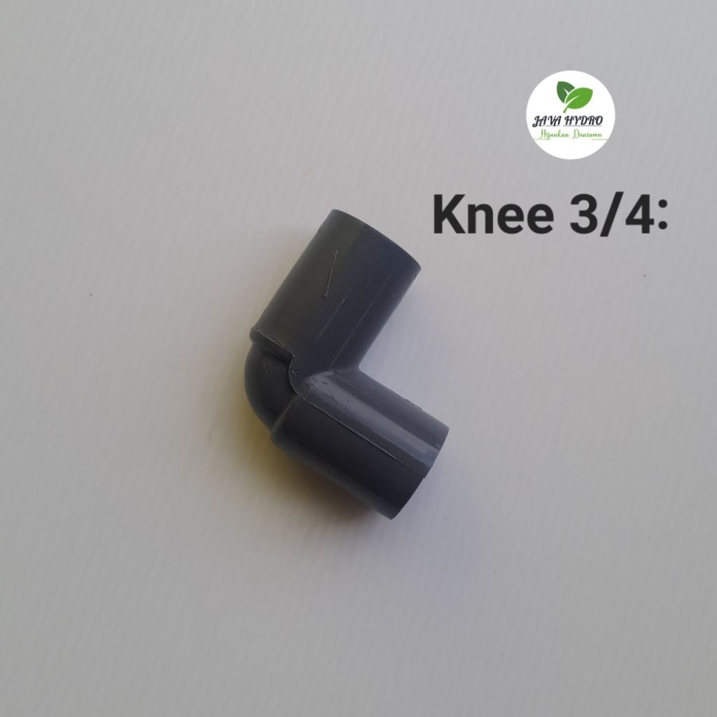 elbow 3/4" keni knee knie sambungan pipa paralon L 3/4inc