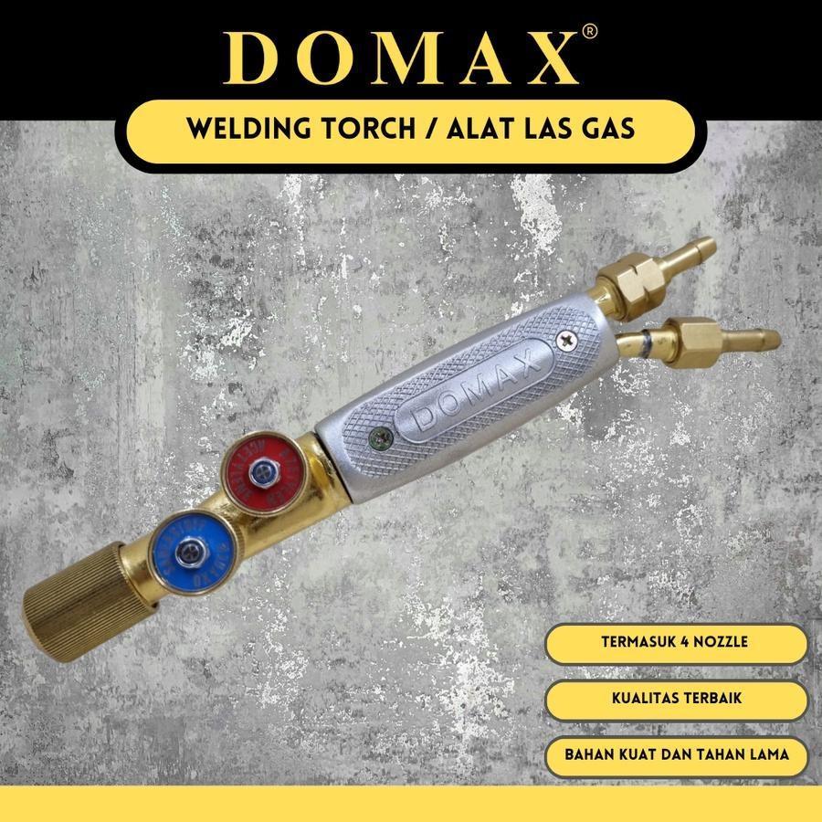 Domax Welding Torch (4pc) / Alat Las Gas / Las Karbit