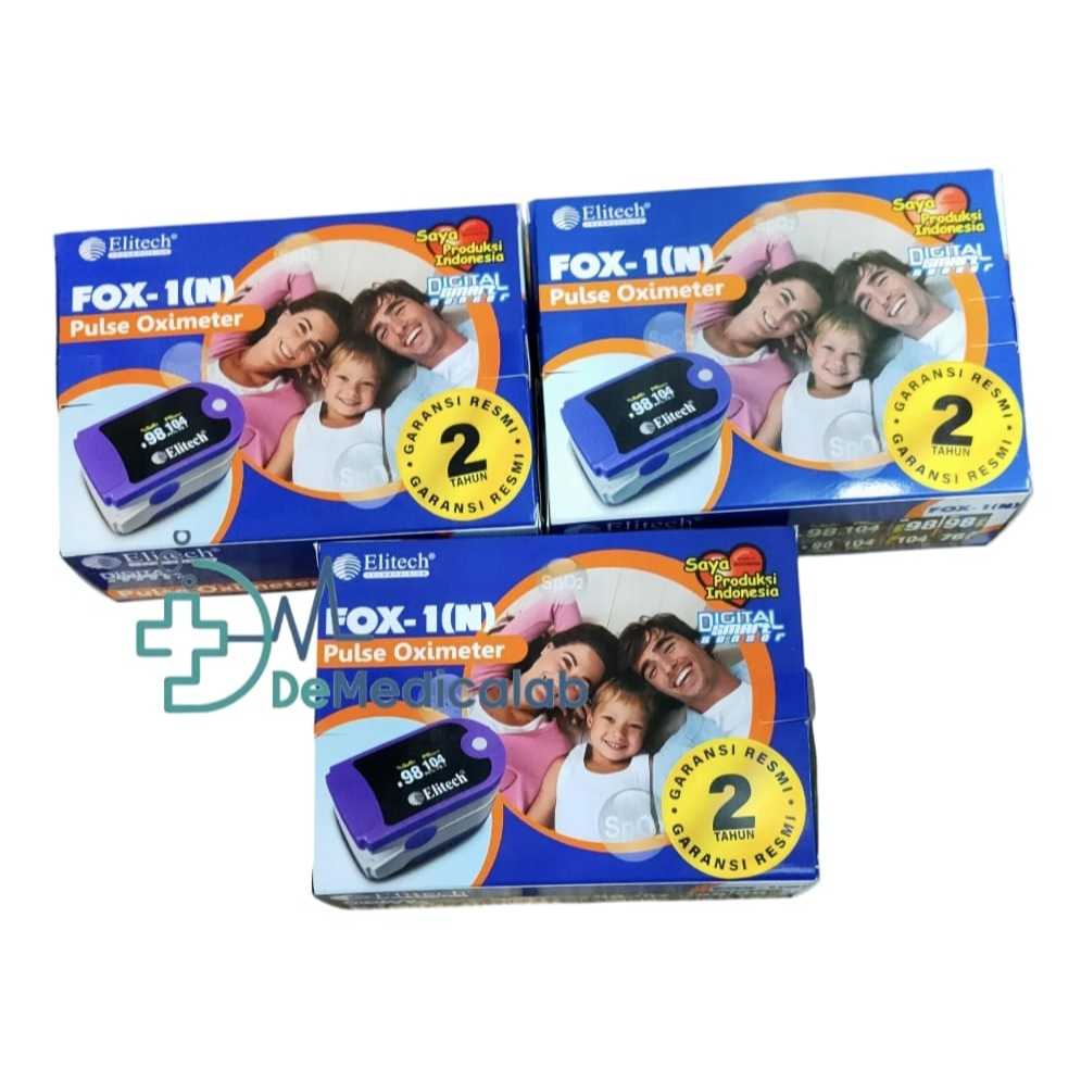 Pulse Oxymeter Elitech Fox 1 Original Alat Saturasi Oksigen O2 Elitech FOX 1