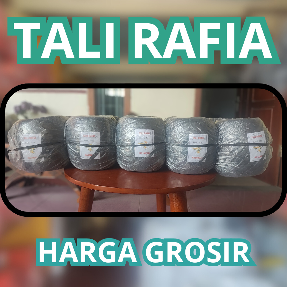 

Jual Tali Rafia Kuat & Ulet Berbagai Pilihan - Tali Rafia 1kg Harga Grosir - Rajawali Terpal