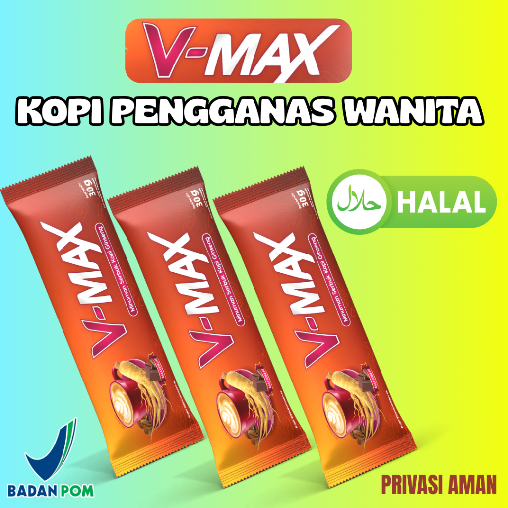 KOPI VMAX TERBAIK KUAT UNTUK WANITA PENGGANASS GAERAH KUAT LAMA TAHAN BER JAM JAM HALAL