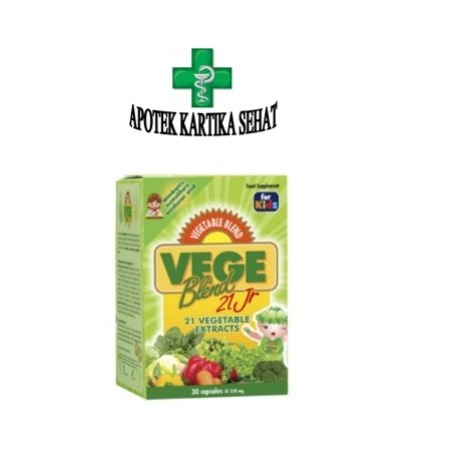 

Vege Blend 21 Jr (30 caps)/vegeblend junior ekstrak sayur