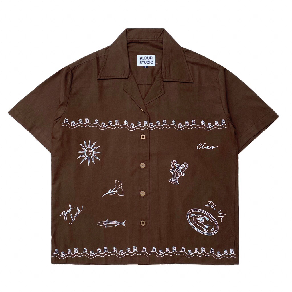 KLOUD STUDIO - CIAO BROWN SHIRT