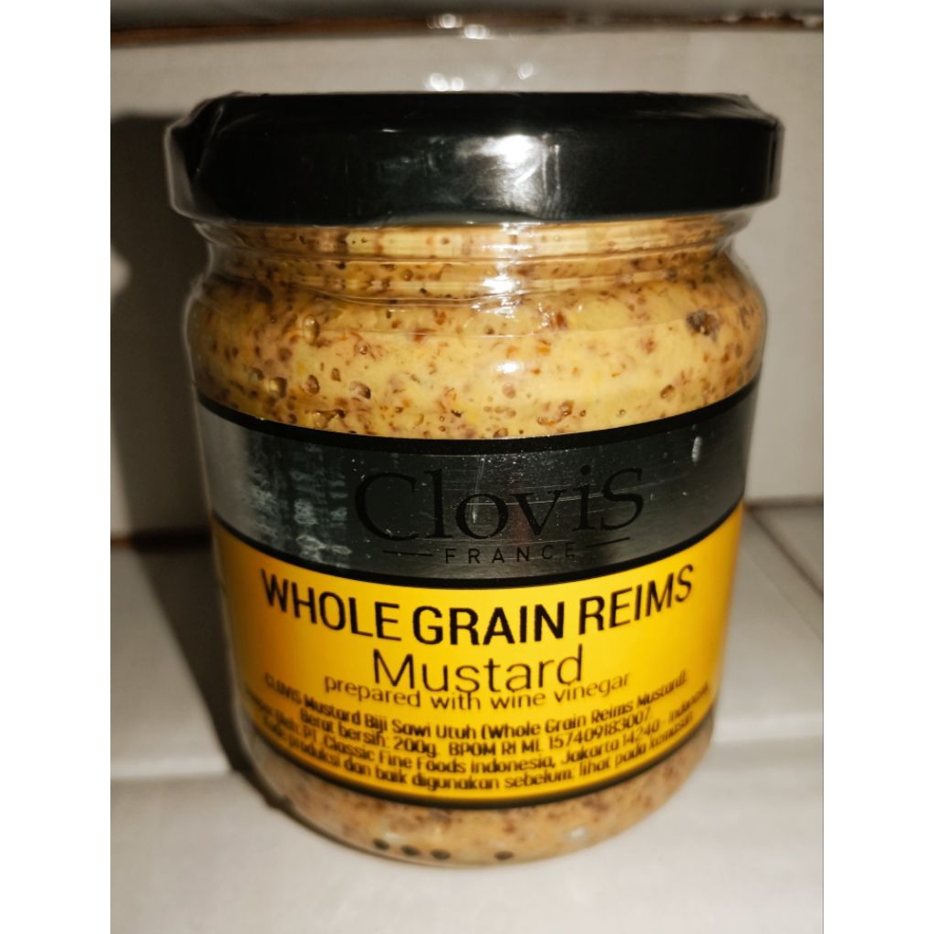 

CLOViS WHOLE GRAIN REIMS MUSTARD 200 gr